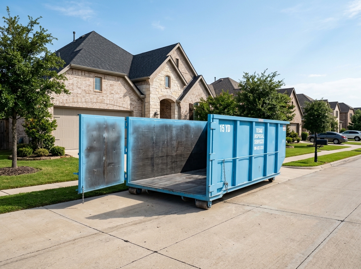 Heavy Concrete, Brick Paver & Stucco Removal Dumpster Dash